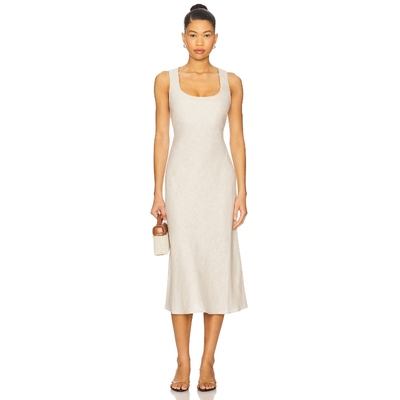 [冬季新品]L'Academie EULA 裙子 米色REVOLVE小众