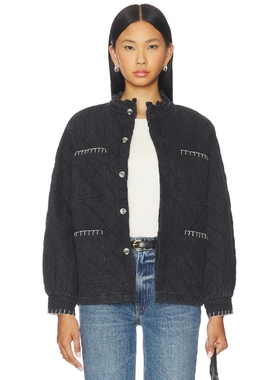 Seventy + Mochi PABLO 夹克 黑色REVOLVE小众新款