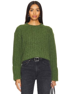 Rag ＆ Bone STASSI 毛衣 绿色 REVOLVE小众新款内搭