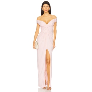 Katie 新品 May HAZEL 粉红胭脂系列REVOLVE小众 长裙 冬季