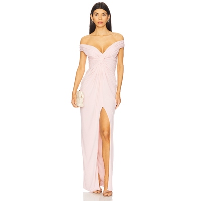 [冬季新品]Katie May HAZEL 长裙 粉红胭脂系列REVOLVE小众