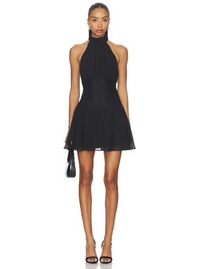 MORE TO COME MARTINA 裙子 黑色REVOLVE小众新款