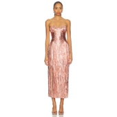 性感礼服REVOLVE小众新款 Cult 长裙 粉色 Gaia ASHIKA
