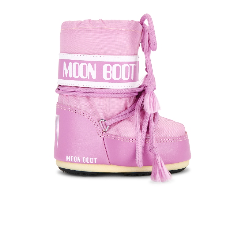 MOON BOOT ICON 雪地靴粉色保暖靴子长筒滑雪鞋REVOLVE新款儿童款