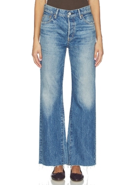 Moussy Vintage ATLANTIS REMAKE 喇叭口 蓝色 美式复古风REVOLVE