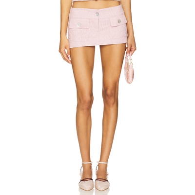 Fait Par Foutch LORELEI 短裤裙 玫瑰REVOLVE小众新款