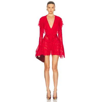 Norma Kamali 诺玛 卡玛丽 裙子 红色REVOLVE小众新款