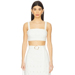 冬季 纹理上装 新品 GABI 白色REVOLVE小众新款 AMUR