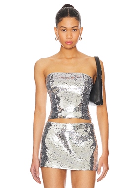 GUIZIO 管状上装 y2k辣妹风REVOLVE小众新款