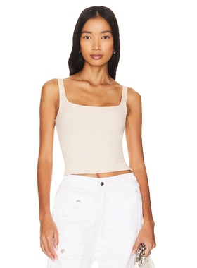 LNA 背心 象牙白 y2k辣妹风REVOLVE小众新款