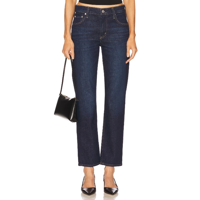 Citizens of Humanity ANISSA 牛仔直筒裤 蓝色 九分REVOLVE