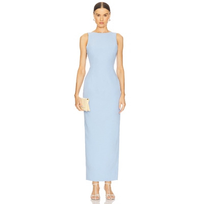 Amanda Uprichard MARBELLA 长裙 Baby BlueREVOLVE小众新款