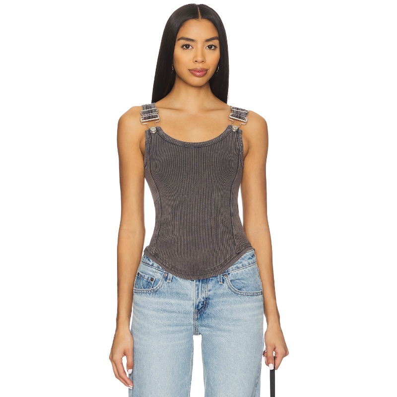 [海外直邮]Free People x We The Free Jamie Buckle Tank In Bla