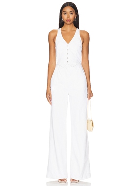 Amanda Uprichard ETHAN 连身裤 白色REVOLVE小众新款