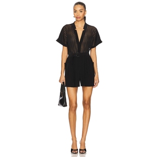 连衫 裤 黑色 Norma 休闲风REVOLVE小众新款 GERALYN 美式 Kamali