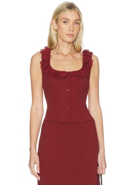 ASTR the Label TOP 上装 橘子色系 y2k辣妹风REVOLVE小众新款