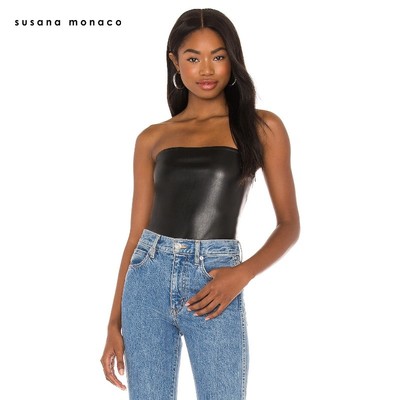 Susana 上装抹胸紧身背心吊带revolve小众新款