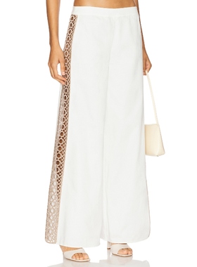 My Beachy Side COCONUT 阔脚长裤 白色美式休闲风REVOLVE