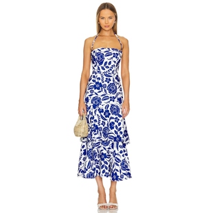 FLOWERS 连衣裙REVOLVE小众新款 中长款 SPAIN MILLY