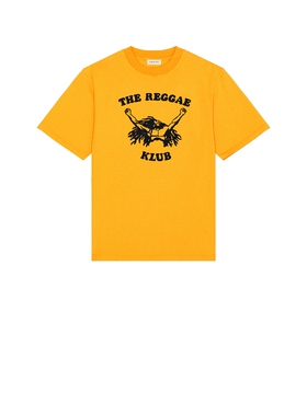 Nicholas Daley REGGAE KLUB T恤 深黄色 REVOLVE小众新款