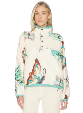 Juliet Johnstone SHERPA FLEECE 套衫 奶油色REVOLVE小冬季保暖