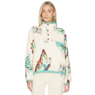 Johnstone 奶油色REVOLVE小众新款 SHERPA 套衫 FLEECE Juliet