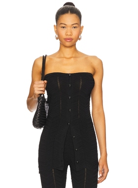 [冬季内搭]DEVON WINDSOR TIFFANY 上装黑色辣妹风REVOLVE新款