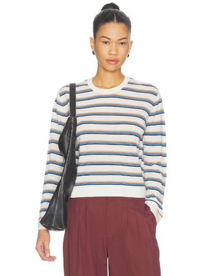 LESET James Stripe Classic Crew revolve小众新款