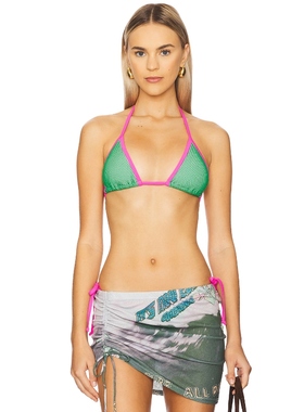 It's Now Cool 上装 绿色 y2k辣妹风REVOLVE小众新款