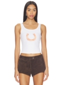 HORSE SHOE 背心上装 SNDYS revolve小众新款 白色