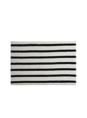 Parachute Organic Resort Stripe Tub Mat 黑色、白色REVOLVE新
