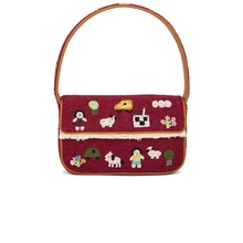 Staud 手提包串珠复古风单肩包通勤卡通图案腋下包REVOLVE新款