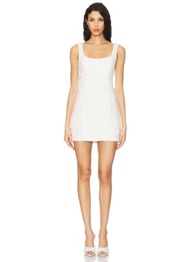 Show Me Your Mumu LET'S GO 连衣裙女夏 白色REVOLVE新款