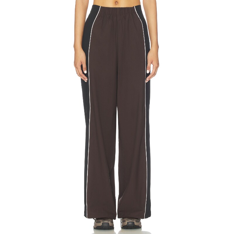 ROTATE CRISPY 编织裤 棕色 美式休闲风REVOLVE小众新款