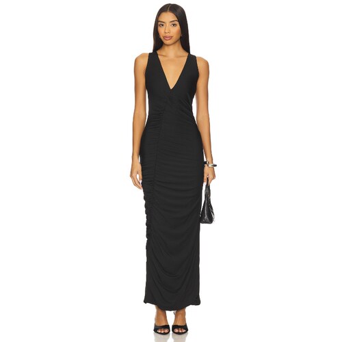 [春季新品]SNDYS ELODIE MAXI 裙子 黑色REVOLVE小众