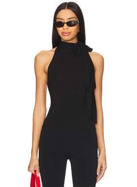 [冬季内搭]superdown 挂脖露背上衣黑色美式性感风背心REVOLVE