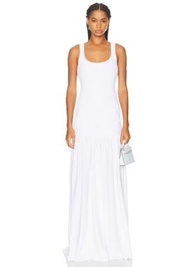 retrofete KENNEDI 针织连衣裙保暖白色性感礼服REVOLVE小众新款