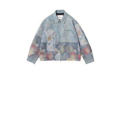 vowels ABSTRACT FRUIT 工装夹克 蓝色REVOLVE小众新款