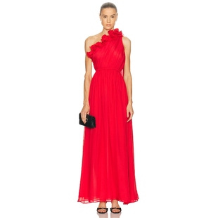 红色REVOLVE小众新款 LEO 裙子 JENNI LIN