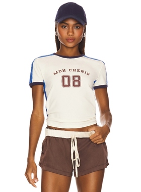 [冬季内搭]LIONESS MON CHERIE 上装象牙白 辣妹风REVOLVE新款