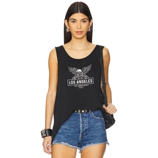 The 内搭 Laundry Room背心上装 上衣REVOLVE 黑色辣妹风无袖 冬季