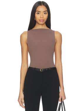 EAVES RIAN 紧身服 棕色 y2k辣妹风REVOLVE小众新款