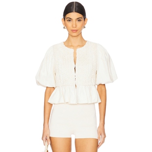 Scarlett Poppies 上装 象牙白y2k辣妹风REVOLVE小众新