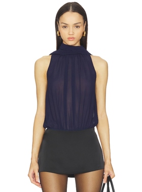 ALL THE WAYS Priya Bodysuit 藏青色REVOLVE小众新款