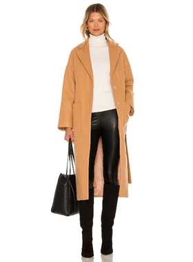 [冬季新品]LBLC The Label MARIE 复古风长款大衣REVOLVE