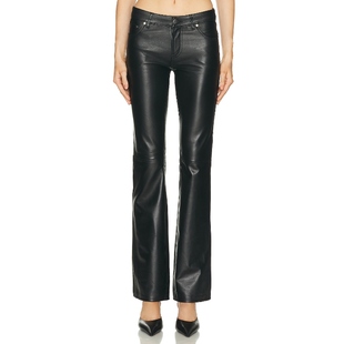 MID RISE BOOTCUT 黑色REVOLVE小众新款 MARIA 长裤 Denim