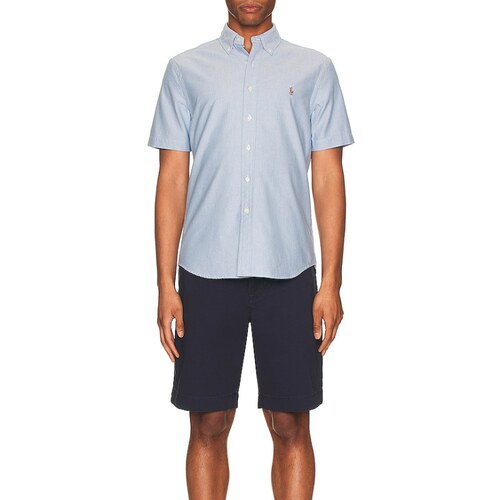 Polo Ralph Lauren浅蓝色上衣翻领通勤风早秋新品衬衫REVOLVE
