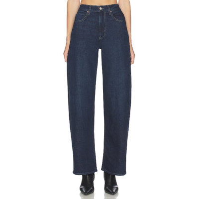 PAIGE ARELLIA 阔腿 藏青色 美式复古风REVOLVE小众新款
