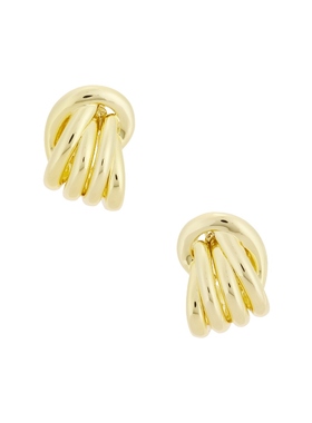 SHASHI ROUX 铆钉耳饰 金属金色REVOLVE小众新款