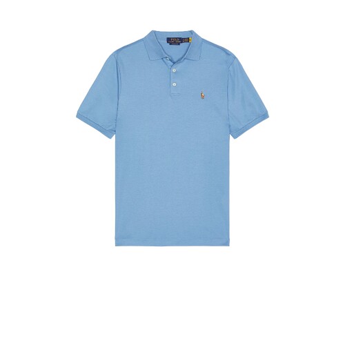 Polo Ralph Lauren浅蓝上衣翻领通勤风秋冬新品短袖T恤REVOLVE